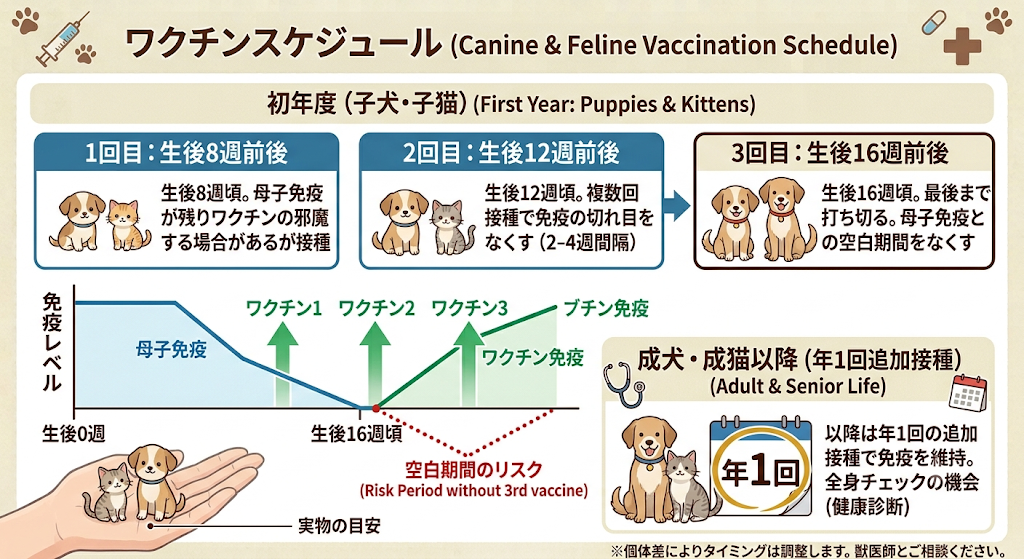 ワクチンのスケジュール