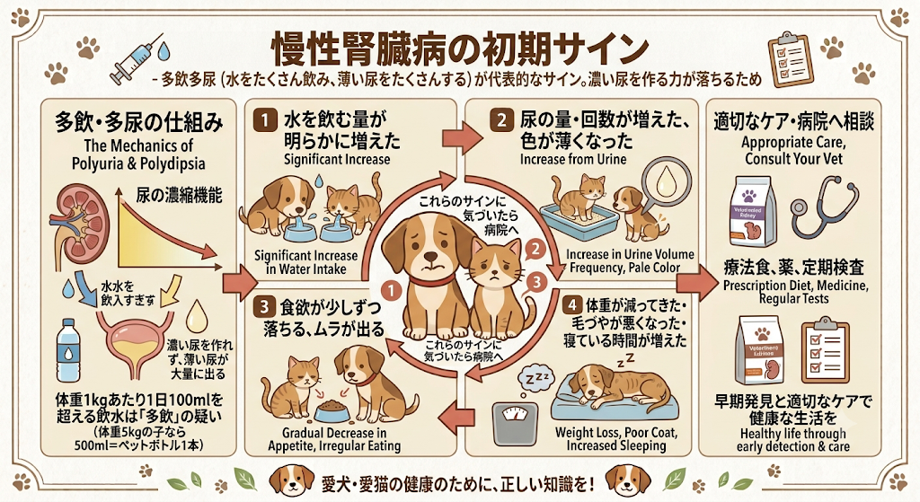 慢性腎臓病の初期サイン