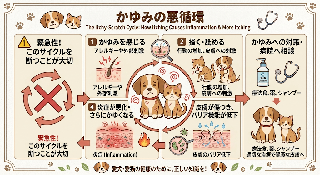 かゆみの悪循環